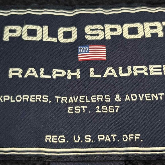 Vintage Polo Sport Ralph Lauren Thermal Pro Fleece  Pullover Men's size Large - Picture 4 of 6